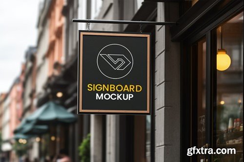 Signboard Mockup 4NECJSV