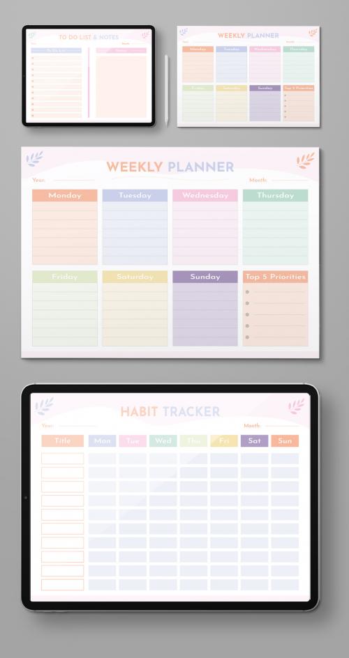 Weekly Planner Design Template 641279917