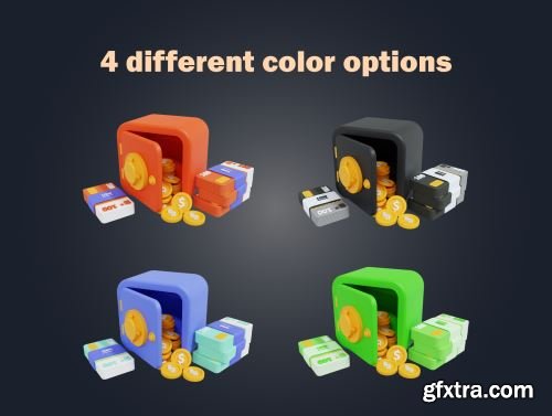 Finance 3D Icon Ui8.net