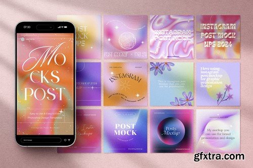 Gradient Social Media Post Mockup AGZU3GQ