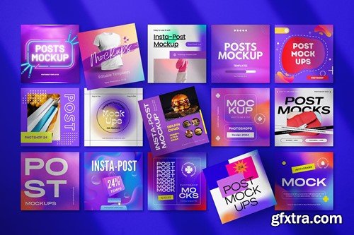 Purple Promo Instagram Post Mockup YT2NNE6