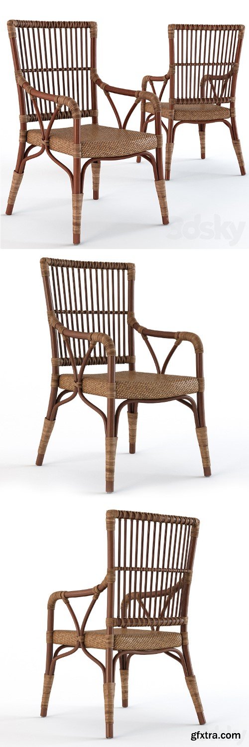 Natalia Rattan Living Room Chair