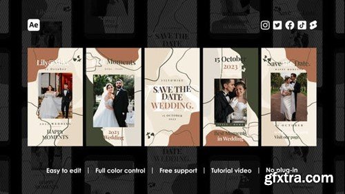 Videohive Save the Date Instagram Reels 48695015