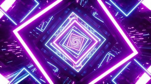 Videohive - Geometric Spin Vj Loop - 48383691 - 48383691