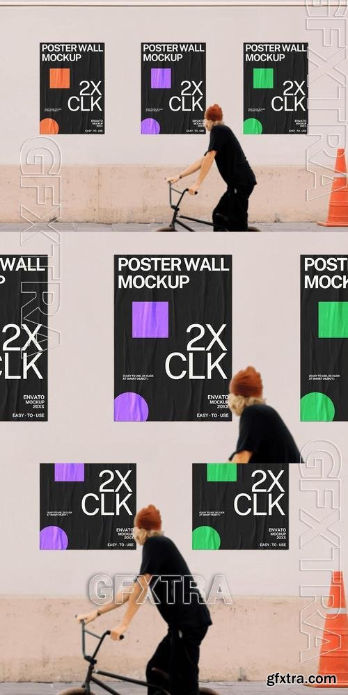 Poster Wall Mockup LB3QKR7