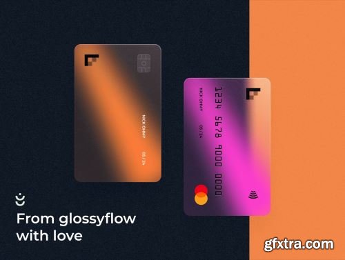 Glossy Bank Card Kit Ui8.net