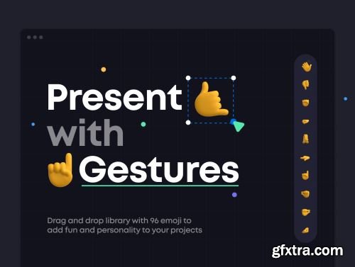 Gestures: 3D Emoji Pack Ui8.net