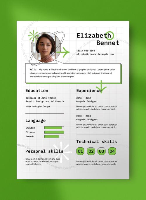 Graphic Design Resume 640732055