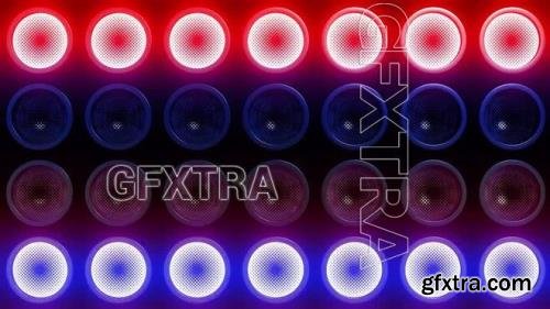 Red And Blue Flashing Light Wall Loops 1558158