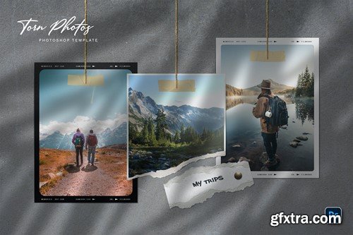 Torn Photo Template JUKWYRZ