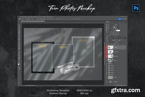 Torn Photo Template JUKWYRZ
