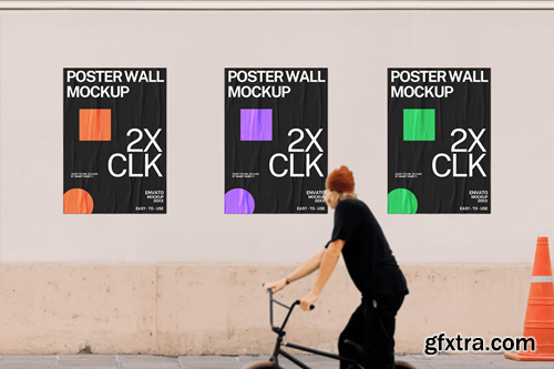 Poster Wall Mockup LB3QKR7