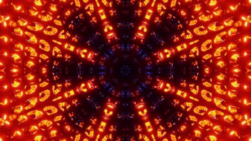 Videohive - Kaleidoscope photograph of colorful pattern. Kaleidoscope VJ loop - 48301711 - 48301711