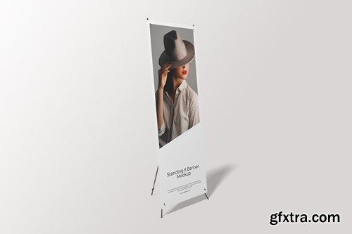 Standing X Banner Mockup GYC3V79