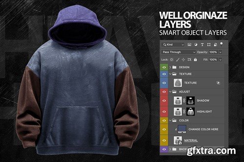 Heavy Hoodie Oversized Mockup 4MALYCN