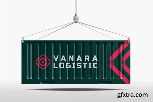 Awesome Container Mockup M6R9WUA