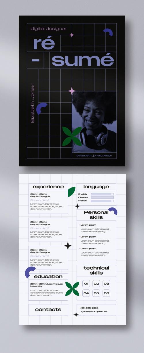 Modern Graphic Design Resume 640732285