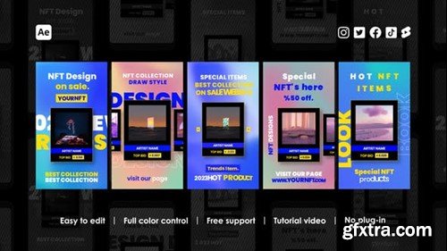 Videohive Non-Fungible Token Instagram Reels 48740817