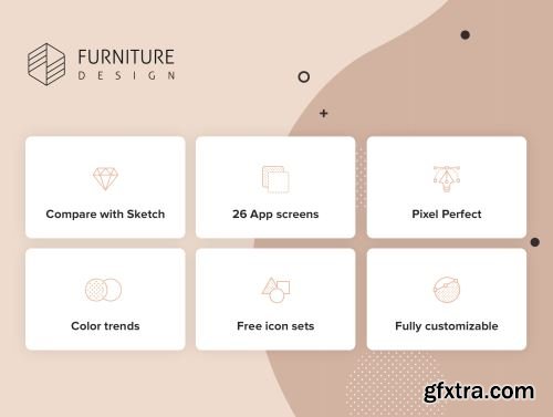 Furniture Design UI Kit Ui8.net