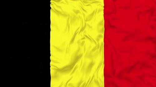 Videohive - Belgium Flag Waving Loop - 48303104 - 48303104