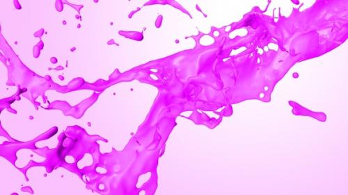 Videohive - Pink Paint Splash V2 - 48303113 - 48303113