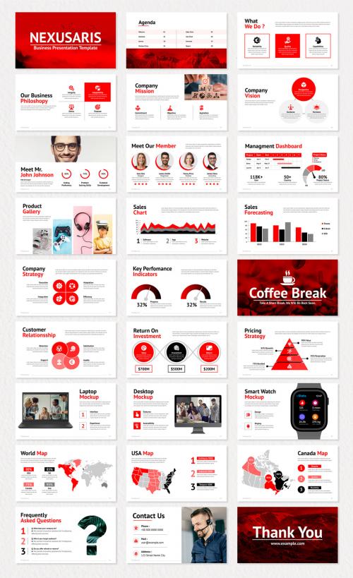 Corporate Business Presentation Layout 640647887