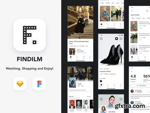 Findilm - Shopping Online App UI Kit Ui8.net