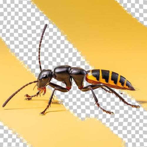 Premium PSD | Indian earwig forficula auricularia found in satara maharashtra india Premium PSD