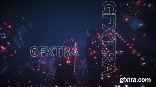 Sci-Fi Cyberpunk City VJ Loop 1377919