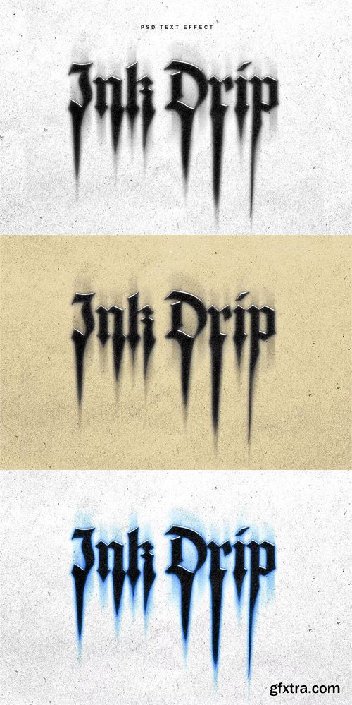 Ink Drip Text Effect