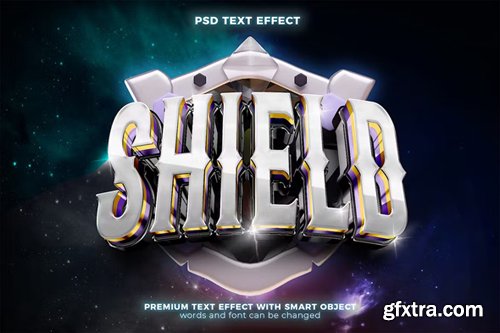 Galaxy Shield Esport 3D Text Effect