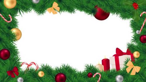 Videohive - Christmas Frame Background - 48303176 - 48303176