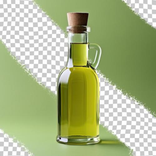 Premium PSD | Isolated olive oil bottle on a transparent background Premium PSD