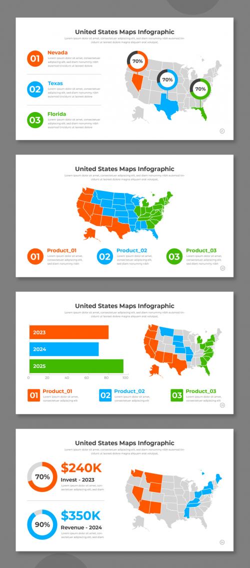 Business Map Infographic Presentation 640646480