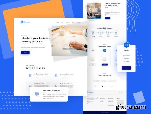 F A A F - Landing Page Ui8.net