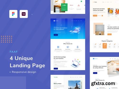 F A A F - Landing Page Ui8.net