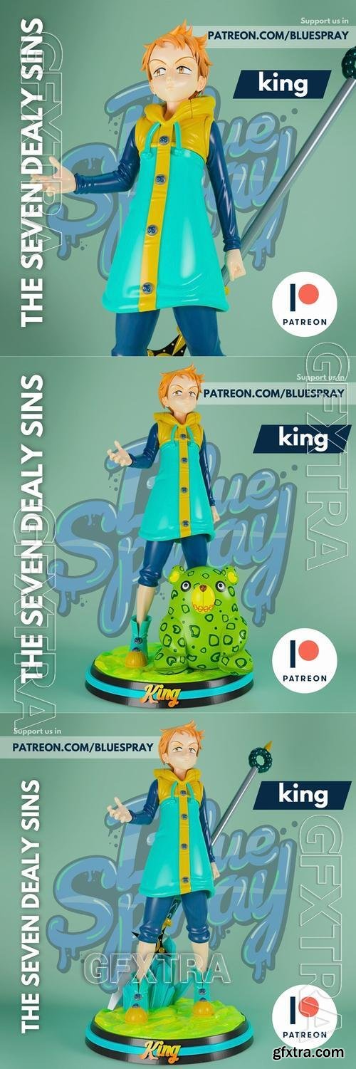 King Sculpture (seven deadly sins) &ndash; 3D Print Model