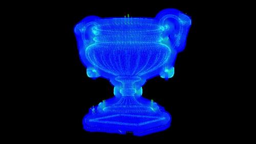 Videohive - 3d animation rendering of x ray trophy scan - 48306165 - 48306165