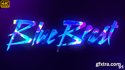 Videohive Logo Title Reveal - Blue Beast 48711628