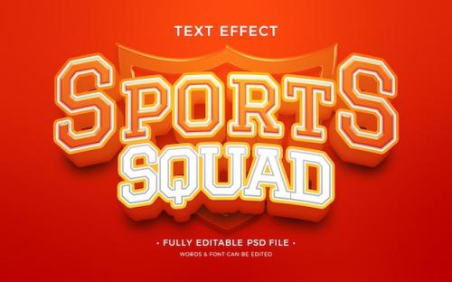 Premium PSD | Sport text effect Premium PSD