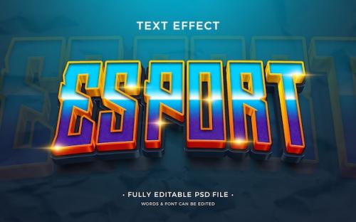 Premium PSD | Sport text effect Premium PSD