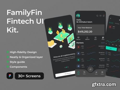 FamilyFin UI Kit Ui8.net