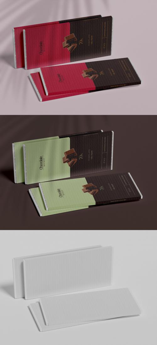 Wrapped Chocolate Bars Mockup 641782831