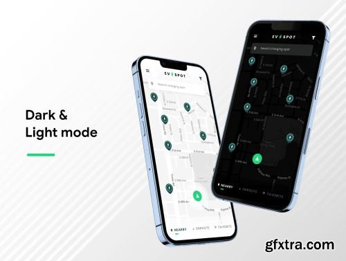 EV Charging Station Finder App | EV Spot Ui8.net