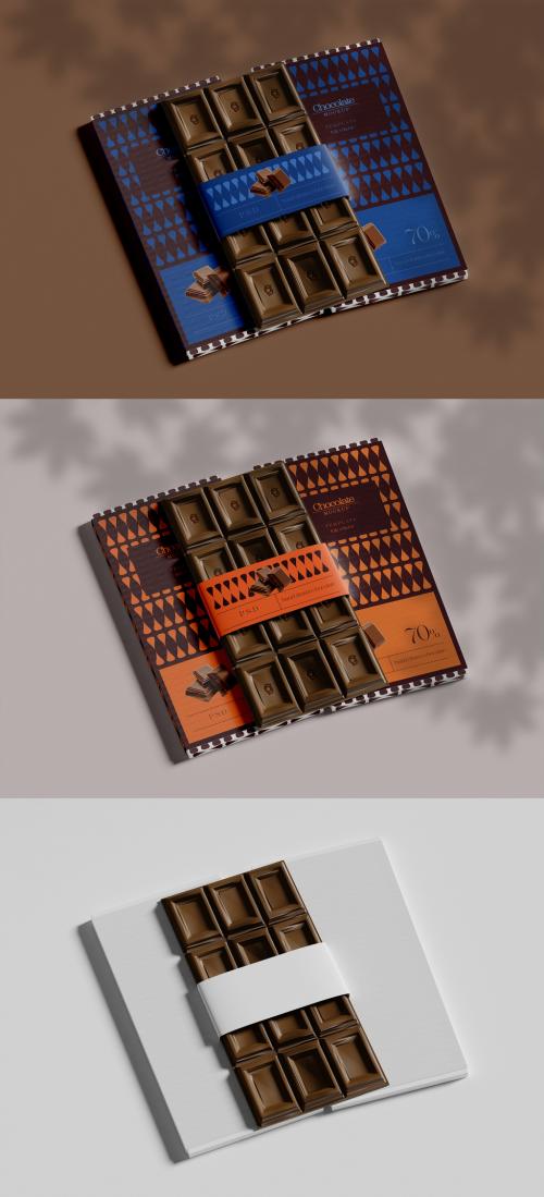 Opened Chocolate Bar Mockup 641782097