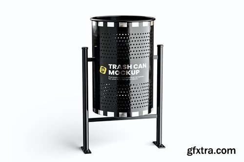 Trash Can Mockup 3DVPGM8