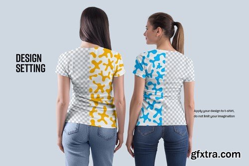 2 Mockups Girls T-Shirt CF8CNG7