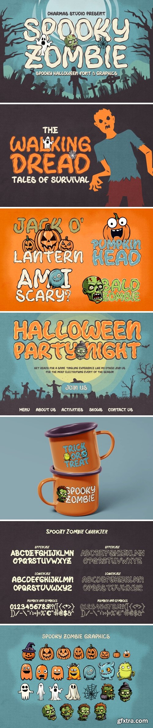 Spooky Zombie Font