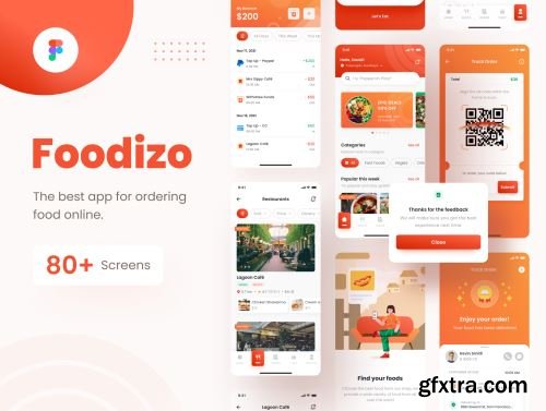 Foodizo - Food Delivery UI Kit Templates Ui8.net