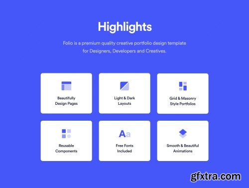 Folio - Portfolio Design Template Ui8.net